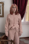 BASERANGE Mia cardigan KMEC-RW-WI23 pink